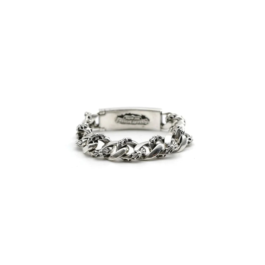 Chrome Hearts DAGGER ID FANCY LINK CLIP BRACELET 9